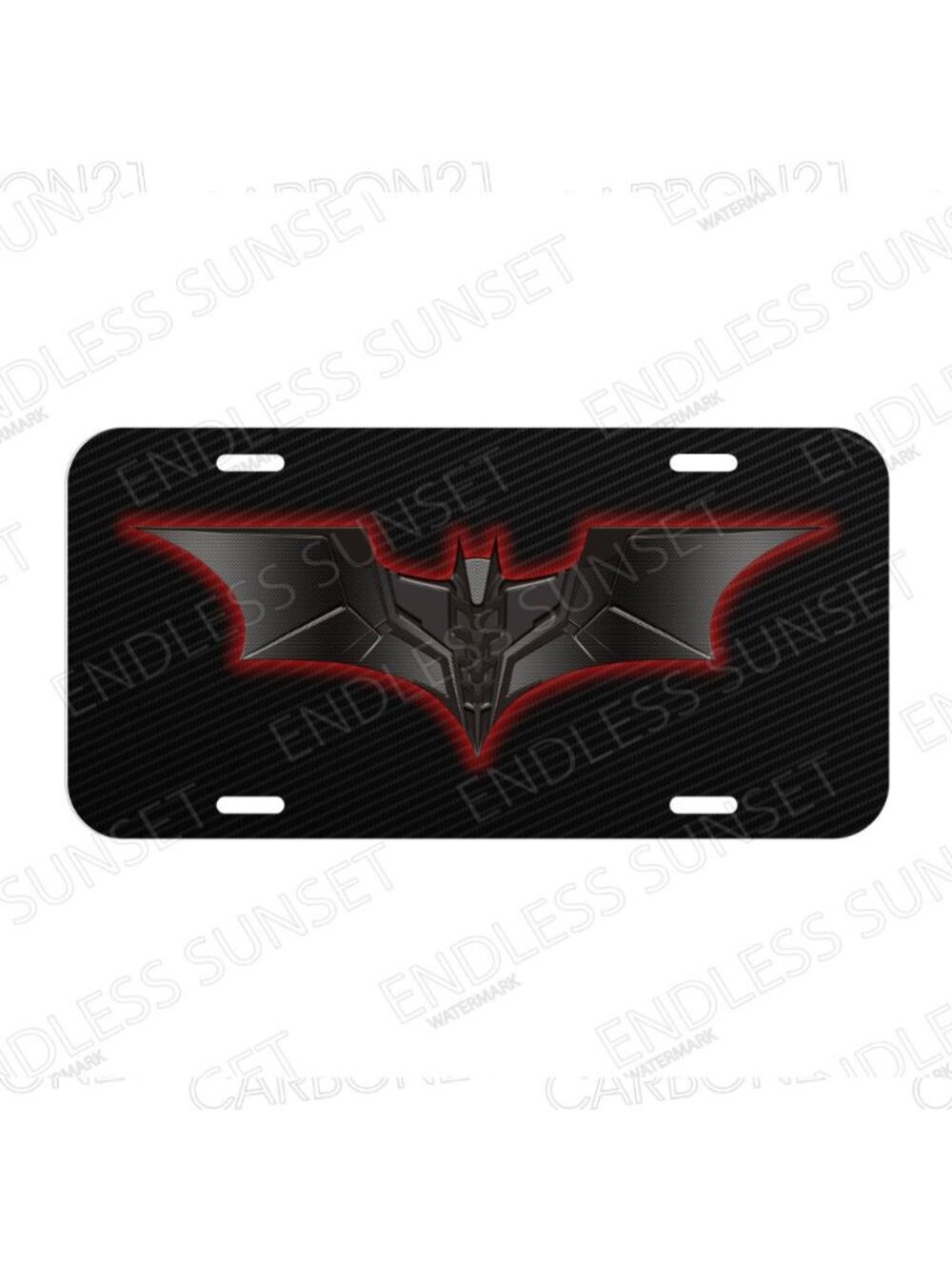 NEW Dark Knight Batman Bat Mobile Aluminum License Plate CAR SUV Truck